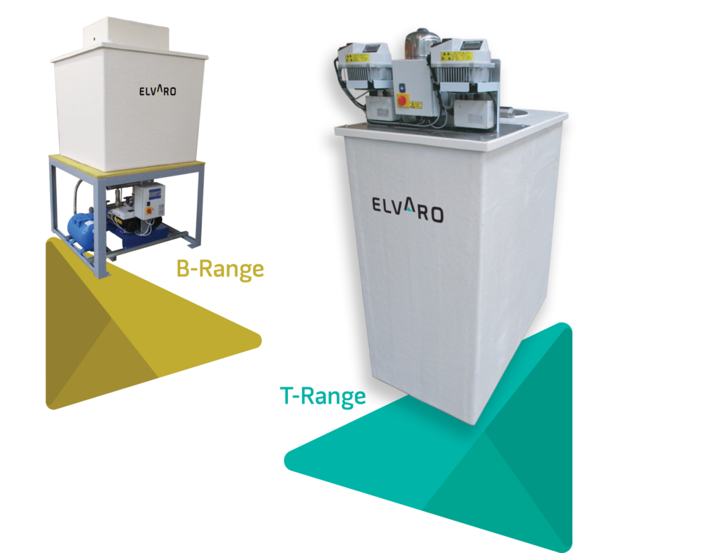 Image depicting the levaro T and B range, to calculate your pumping needs
